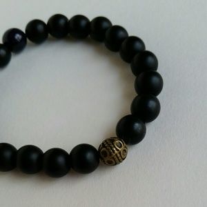 Natural LAVA ROCK Bracelet 8mm